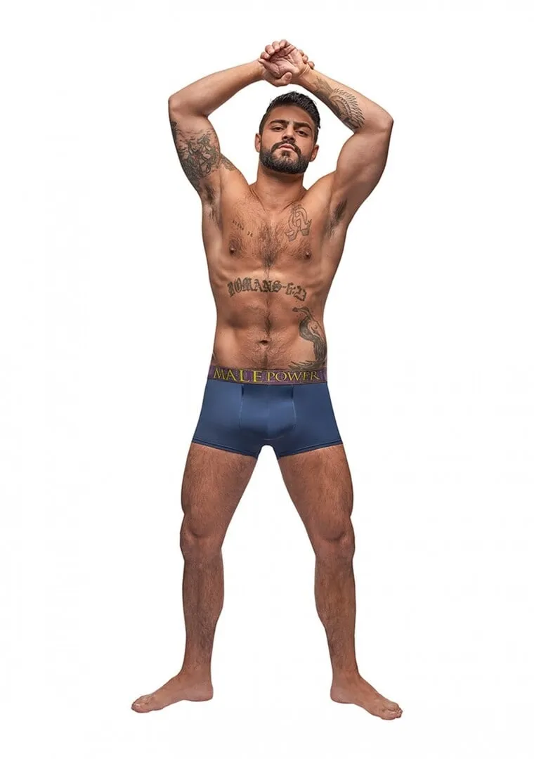 Male Power Enhancer Kort - L - Antiek Blauw