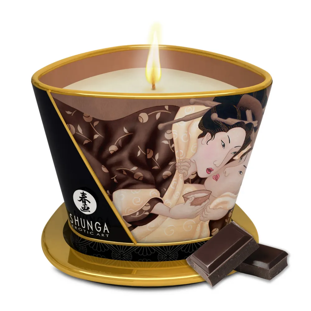 Shunga Massagekaars - Bedwelmende Chocolade - 5.7 oz / 170 ml