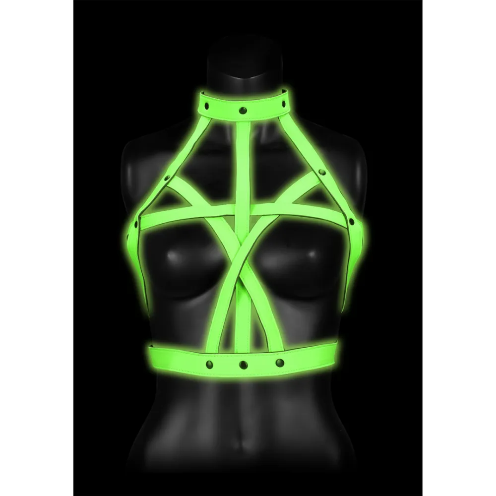 Ouch! by Shots BH-harnas - Glow in the Dark - L/XL