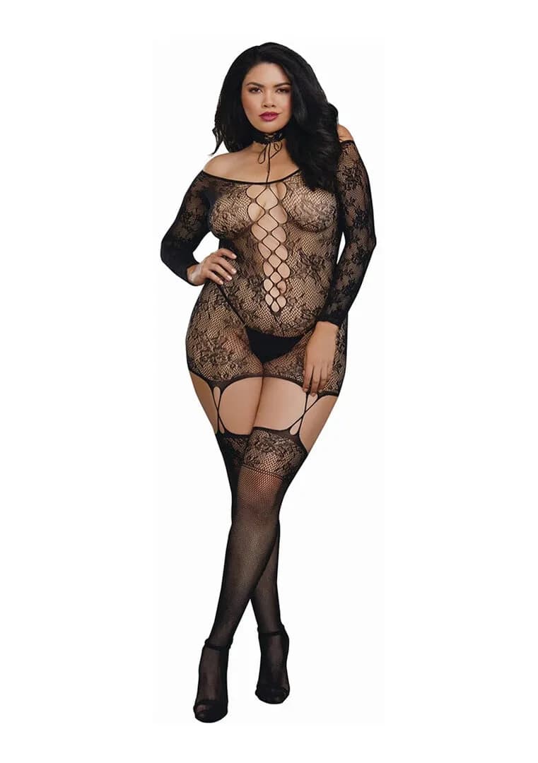 Dreamgirl Veelzijdige Garter Dress Diamond