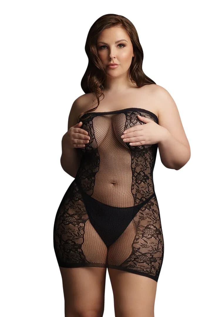 Le Désir by Shots Strapless Mini Dress - Plus Size
