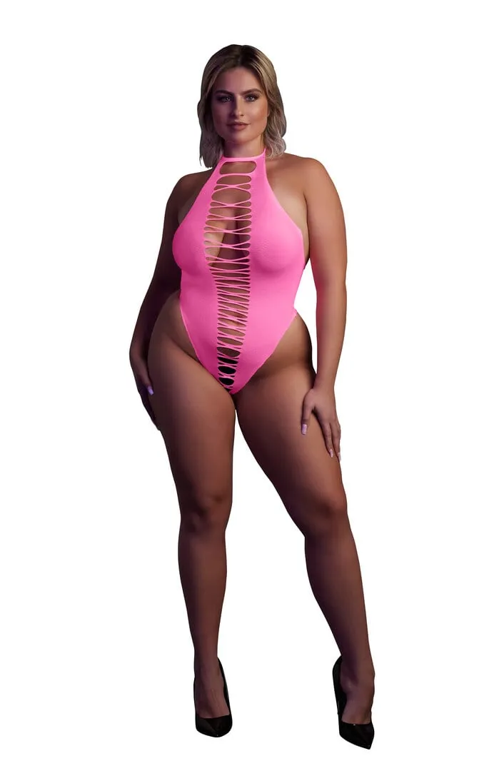 Ouch! by Shots High-Cut Body - Plus Size - Neonroze