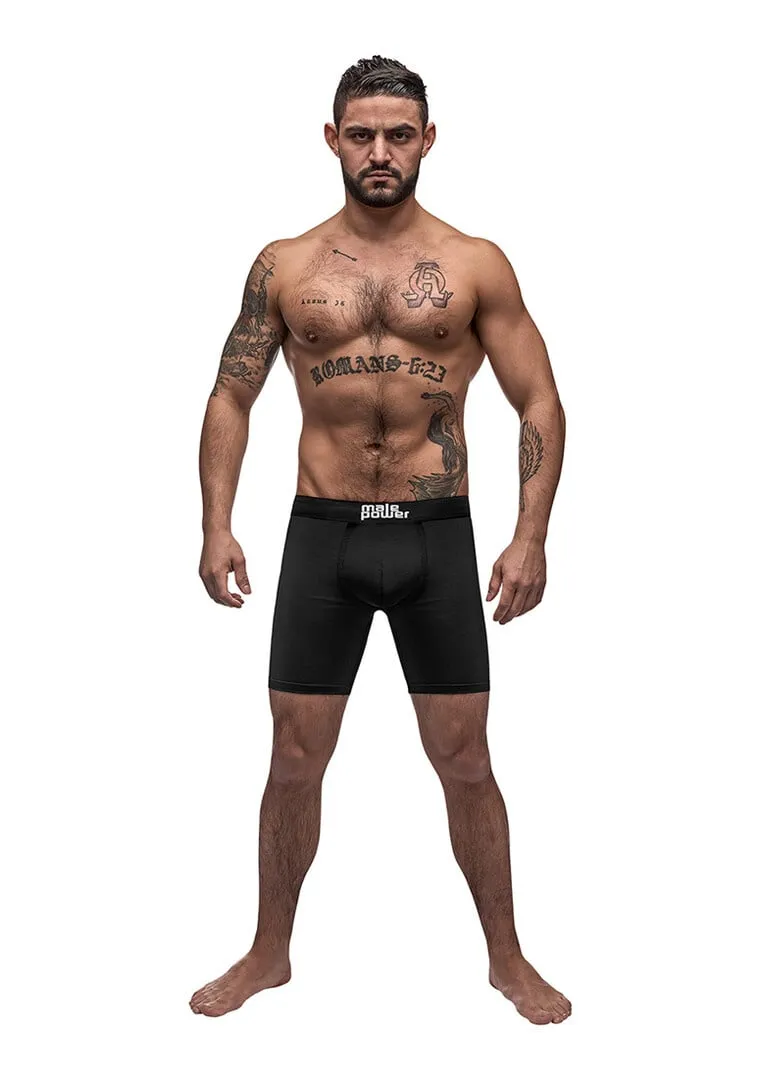 Male Power Zwarte Nacht - Lange Short - L