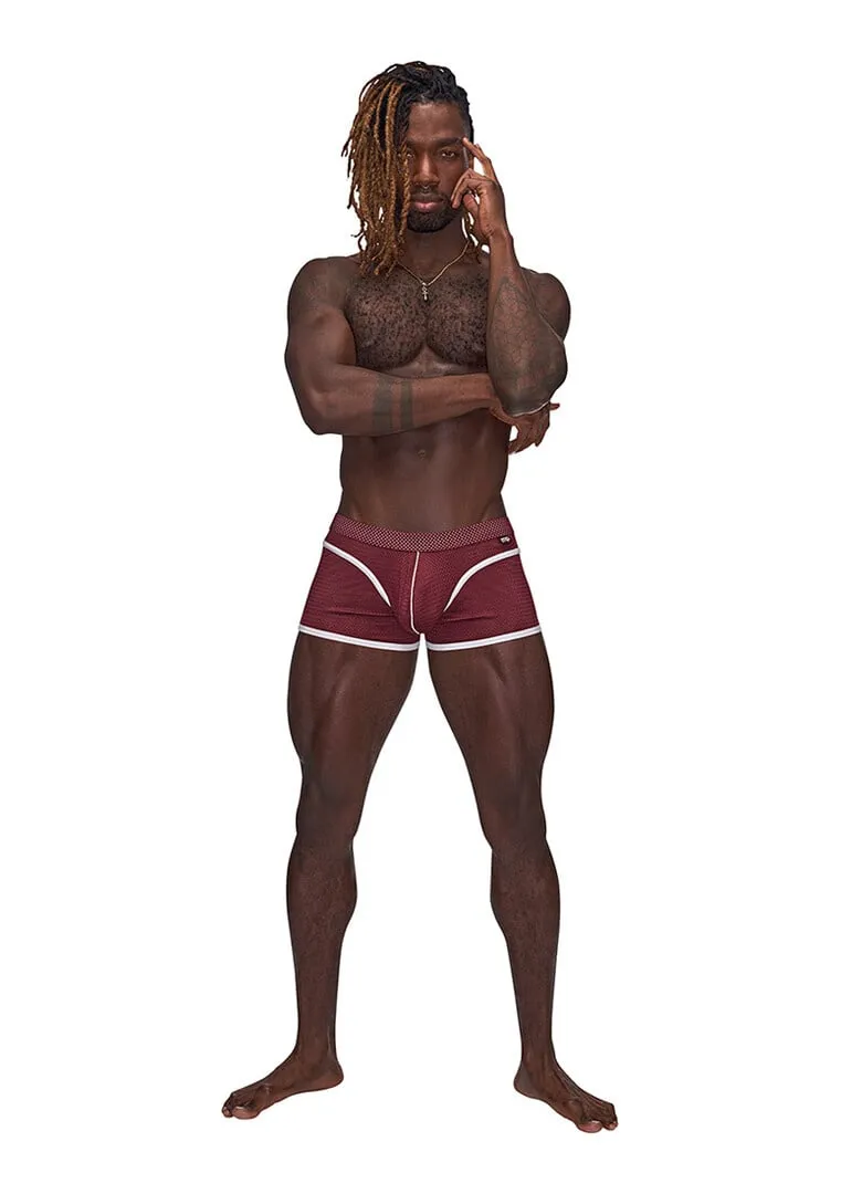 Male Power Mini Short - S - Bordeau