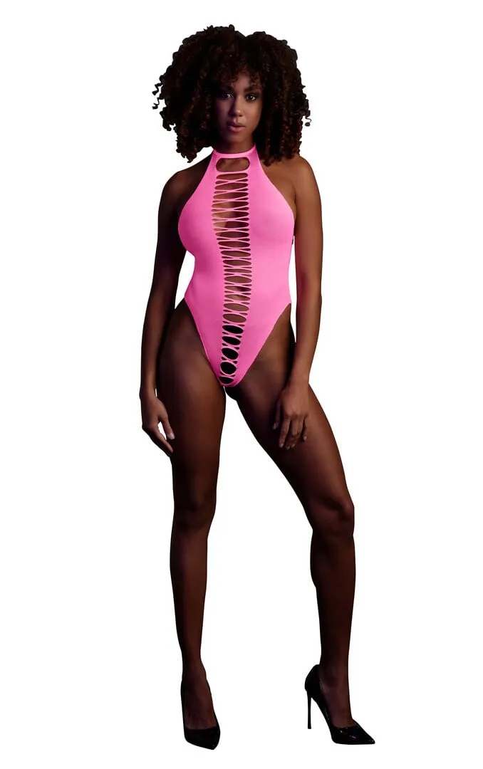 Ouch! by Shots High-Cut Body - One Size - Neon Pink