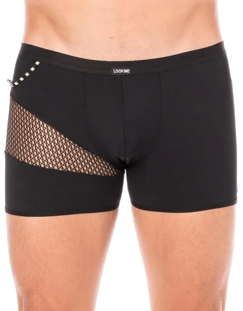 Heren boxer met mesh deel (S)
