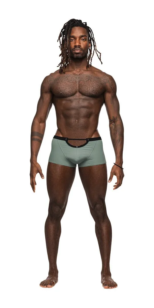 Male Power Mini Short - L - Jade