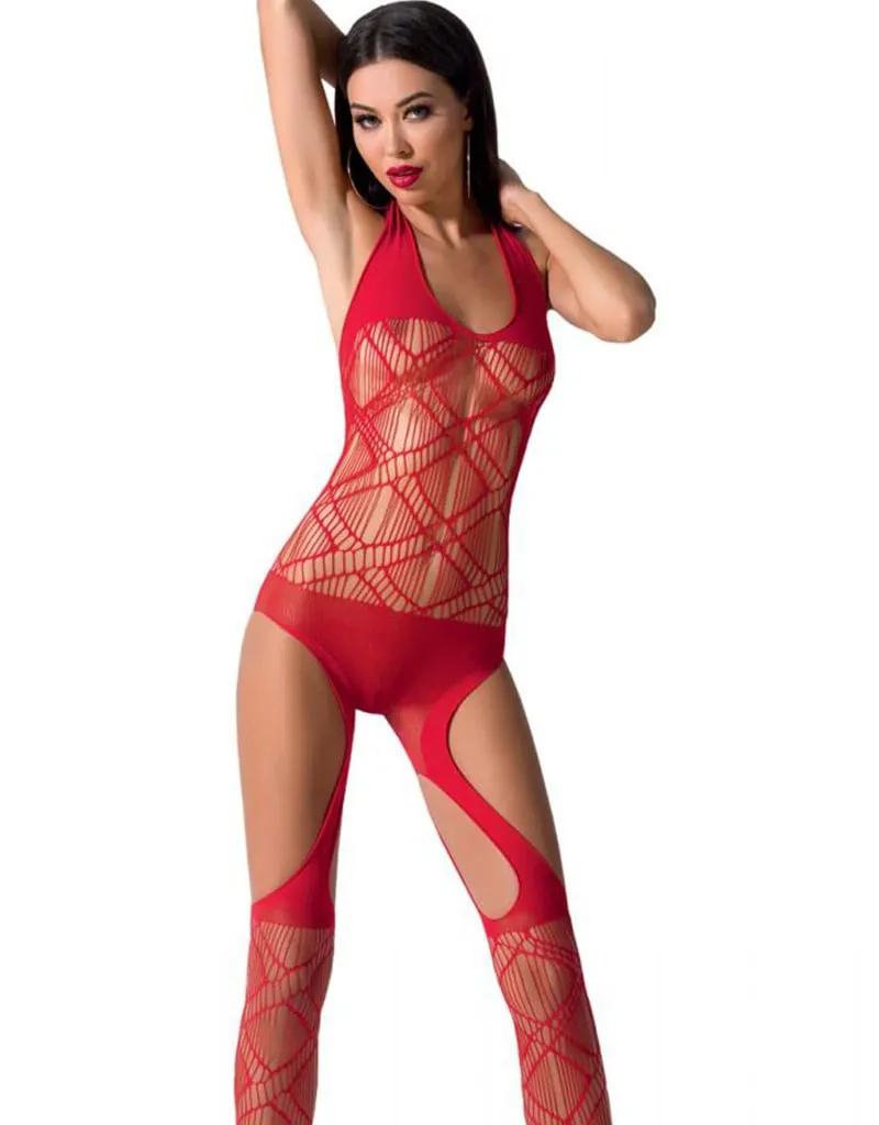 Rode bodystocking Kaly