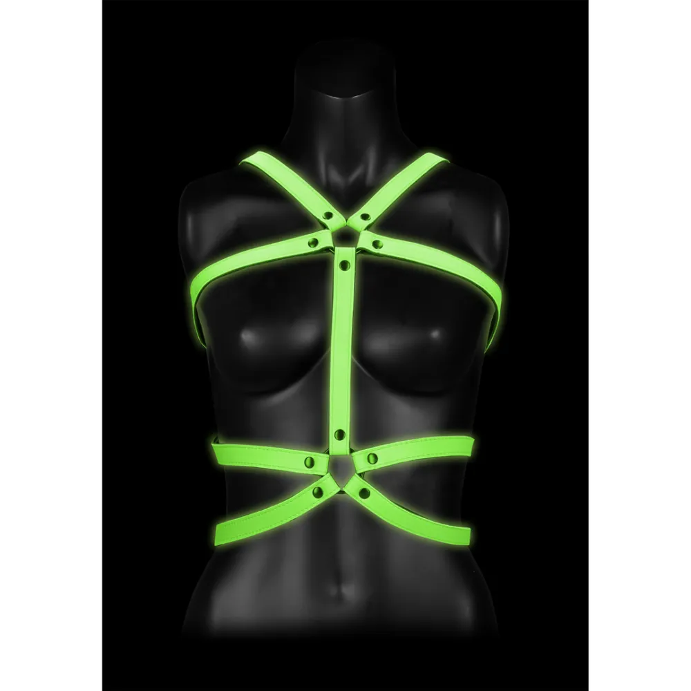 Ouch! by Shots Body Armor - Glow in the Dark - S/M