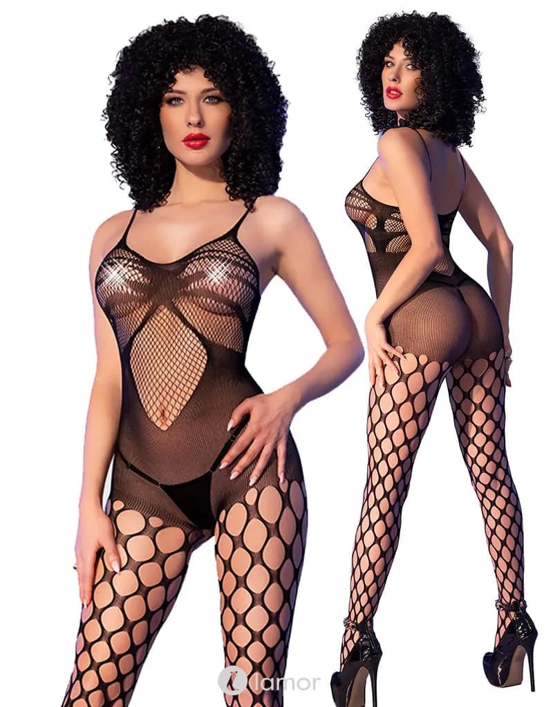 Bodystocking met Netstof