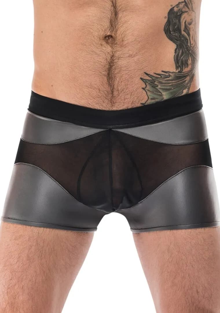 Male Power Shorts - S - Grijs