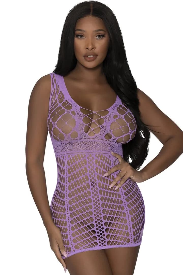 Magic Silk Naadloze Jurk - Één Maat - Lavendel